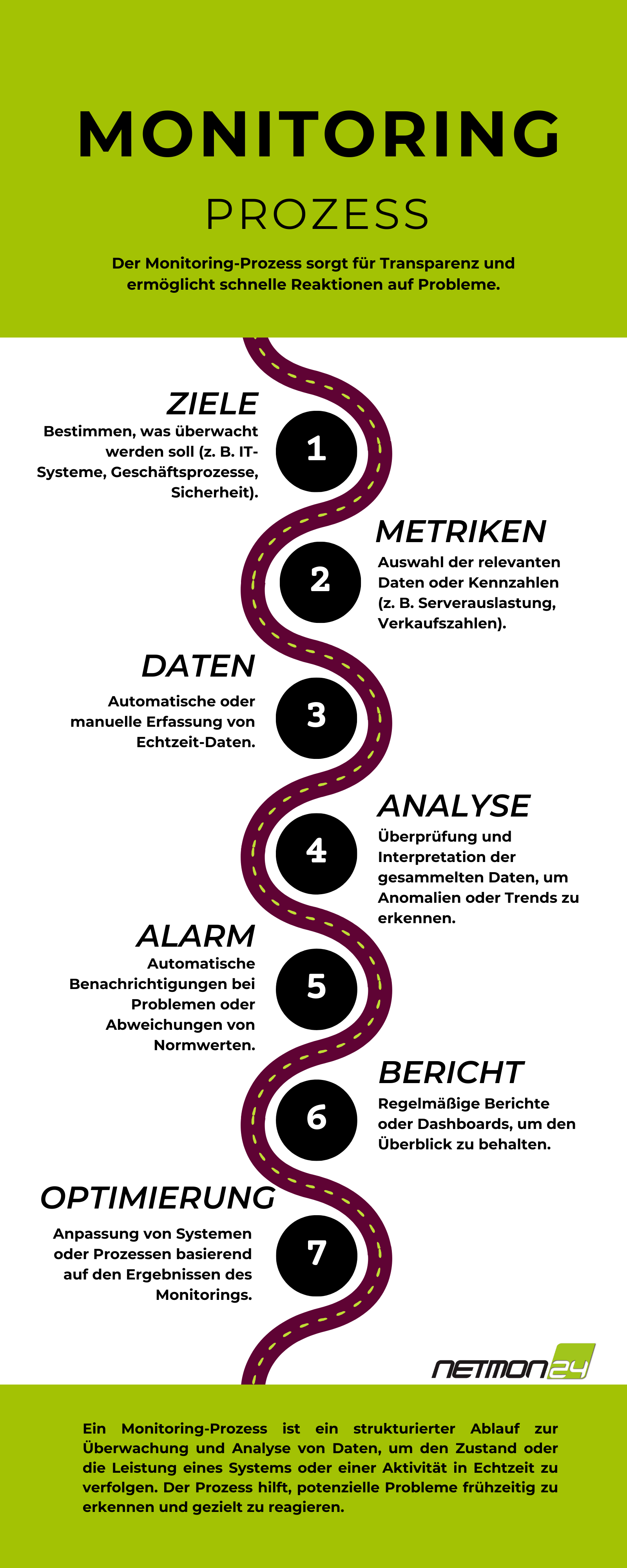 Infografik Monitoringprozesse