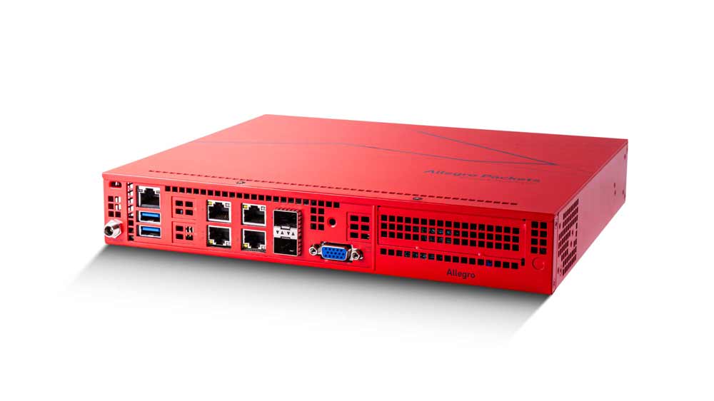 Allegro 810 Appliance – Hardware zur Echtzeit-Netzwerkanalyse und Paketaufzeichnung