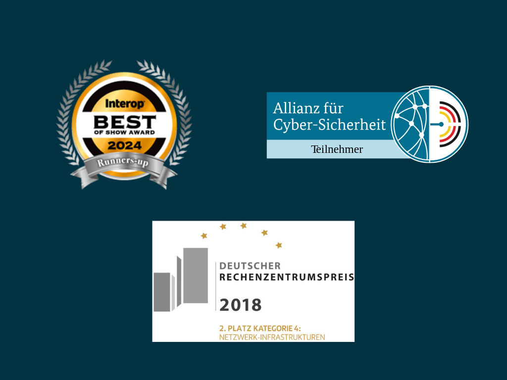 Allegro Packets Auszeichnungen und Zertifizierungen – Branchenpreise und Cybersecurity-Mitgliedschaften